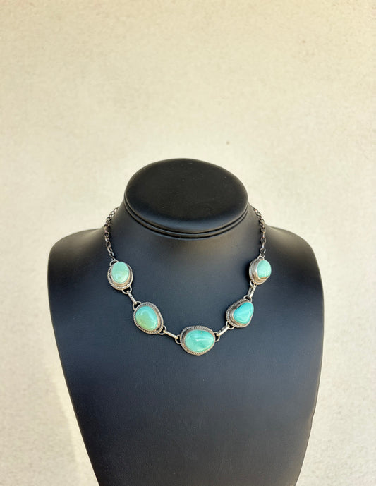 Mixed Turquoise Choker